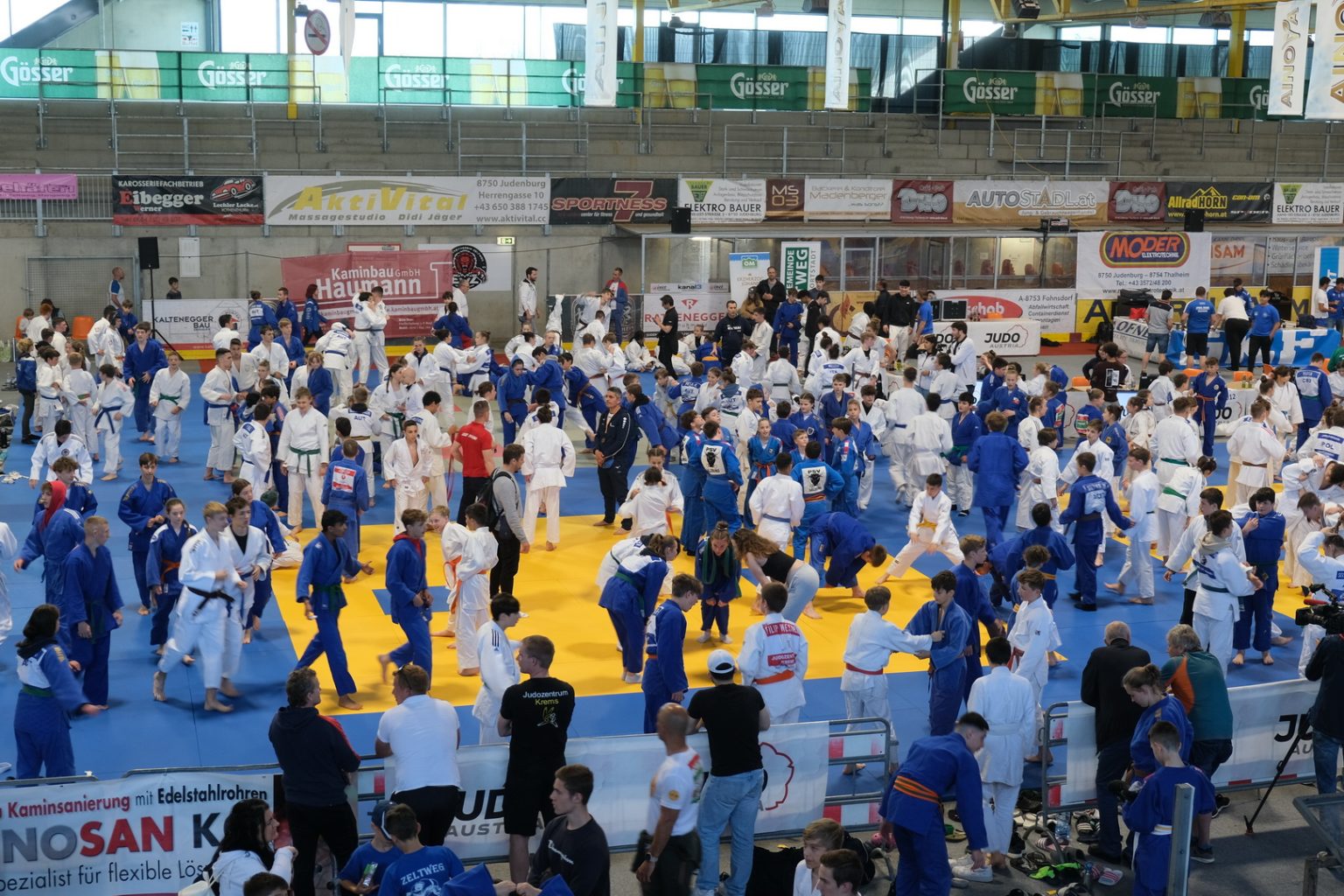 Austrian Cup Zeltweg. 810 Judoka in Zeltweg auf der Matte!