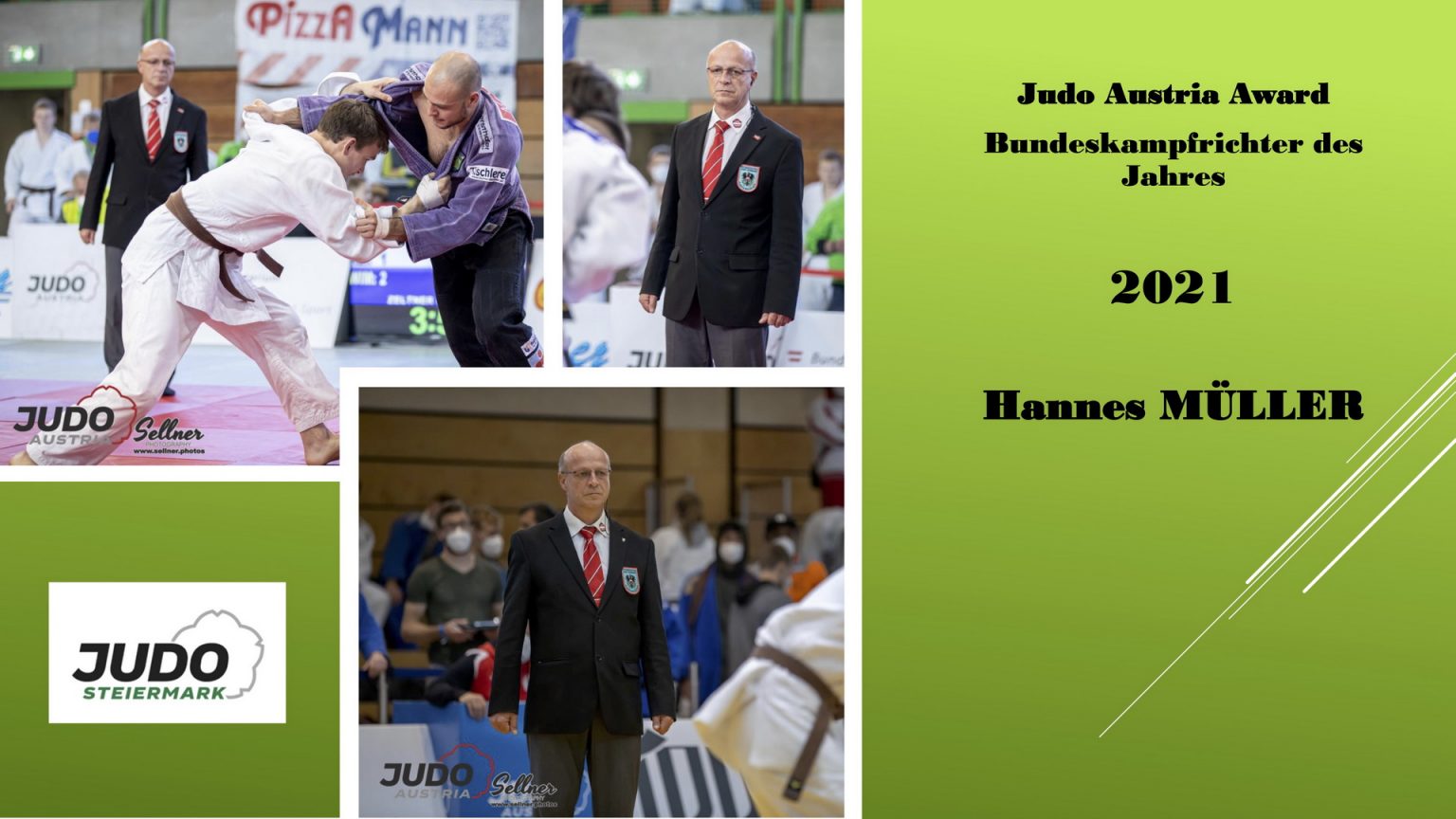 Judo Austria Award für Hannes Müller.